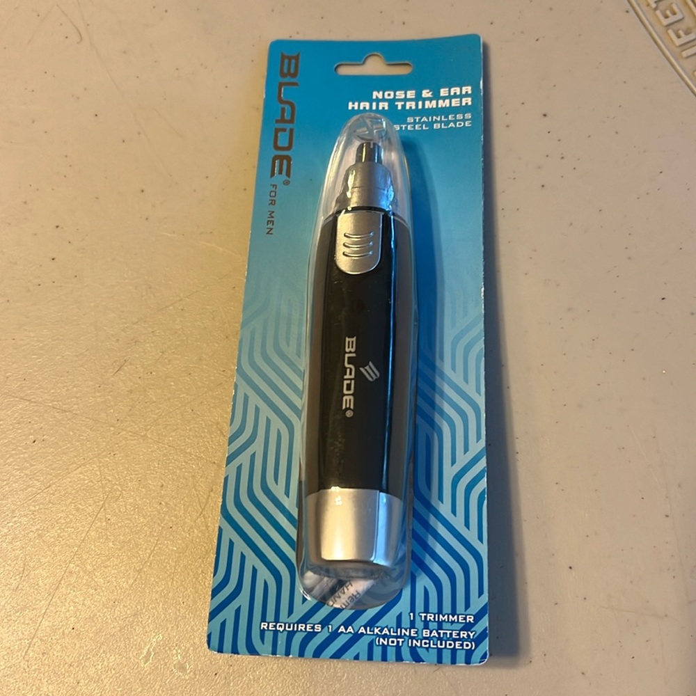 Nose and ear hair, trimmer stainless steel blade for men